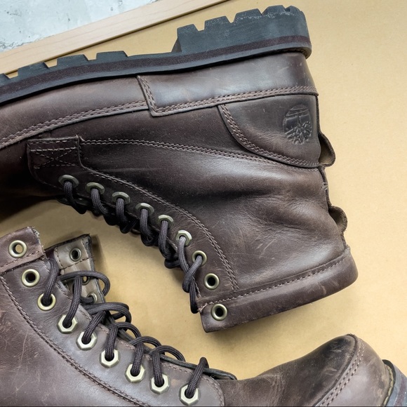 Timberland Originals II 6 Inch Mens Dark Brown Boots - Picture 3 of 8
